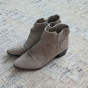 Unisa Taupe Ankle Booties
